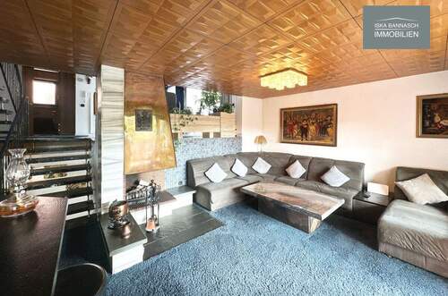 Wohnzimmer, Blick 1 - 5 Zimmer Doppelhaushälfte in Leonberg-Höfingen