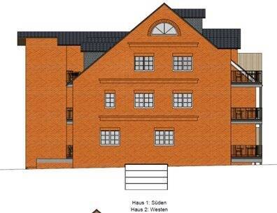 Ansicht Haus 1 Süden - 