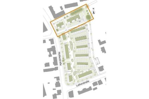 Lageplan - Terrassenwohnung mit 75,20 m² in Schleswig zur Miete