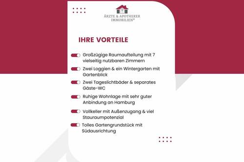 Ihre Vorteile! - 7 Zimmer Einfamilienhaus zum Kaufen in Henstedt-Ulzburg