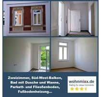 Qualitative Erdgeschoss- WE mit Balkon, FB-Heizung, Bad mit Dusche, Wanne, Fenster - Chemnitz Bernsdorf