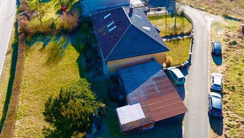 Blick von Oben - 5 Zimmer Einfamilienhaus in Schlüsselfeld