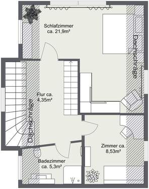 Obergeschoss 2D - 