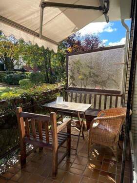 Balkon zur Gartenseite - 3 Zimmer Etagenwohnung in Hamburg