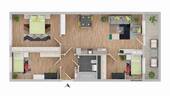 Grundriss Moseler 4 Zimmer - 