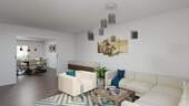 Wohnbeispiel Wohnbereich - 4 Zimmer Etagenwohnung in Karlsruhe / Südweststadt