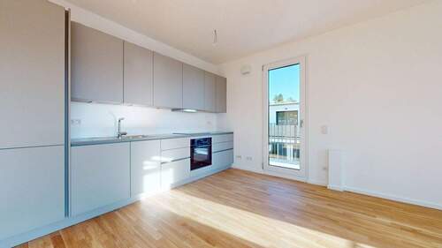 Küche mit Einbauküche - Etagenwohnung mit 96,00 m² in Königstein zur Miete