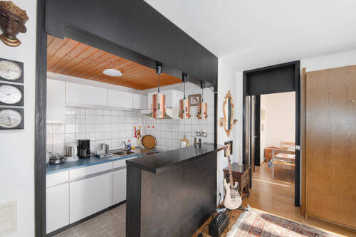 Küche - Etagenwohnung mit 45,00 m² in Dobel zum Kaufen