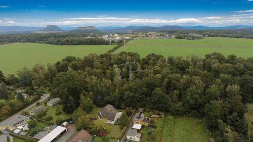 Weitsicht Drohne - 6 Zimmer Einfamilienhaus in Struppen / Struppen-Siedlung