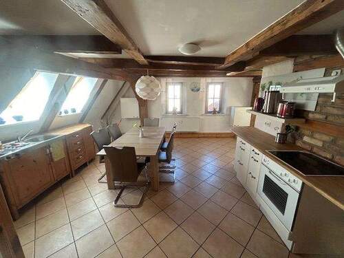 Küche mit Essbereich - 3 Zimmer Etagenwohnung in Stralsund