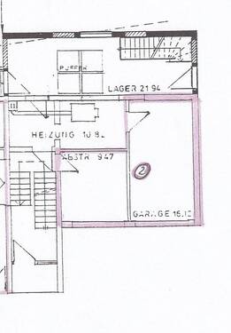 Zugang in das OG über Erdgeschoss - 