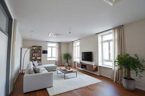 Wohnzimmer Ansicht 1 visualisiert - 3 Zimmer Etagenwohnung in Dreieich / Sprendlingen