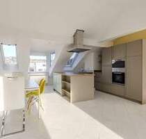 3-Zimmer-Dachgeschosswohnung mit Aufzug, Balkon & Garage im Stuttgarter Westen