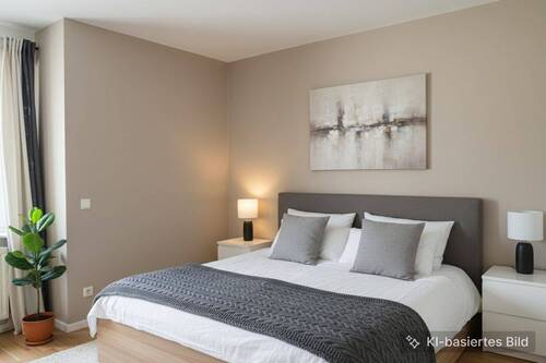 Schlafzimmer visualisiert - 