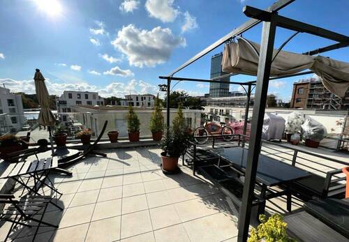 Terrasse - Hauptstadtmakler-Traumhafte Penthousewohnung mit Wasserblick