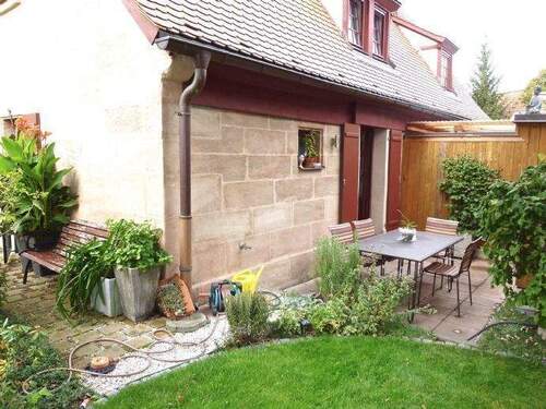 Garten - Doppelhaushälfte mit 129,10 m&sup2; in Nürnberg zum Kaufen