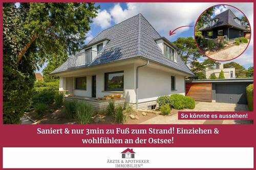 Alfred Hagelstein (1) - Saniert & nur 2min zu Fuß zum Strand! Einziehen & wohlfühlen an der Ostsee!