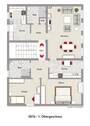 Grundriss 1. OG visualisiert 3876 - 