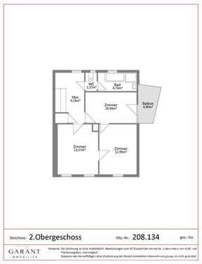 2. Obergeschoss - 