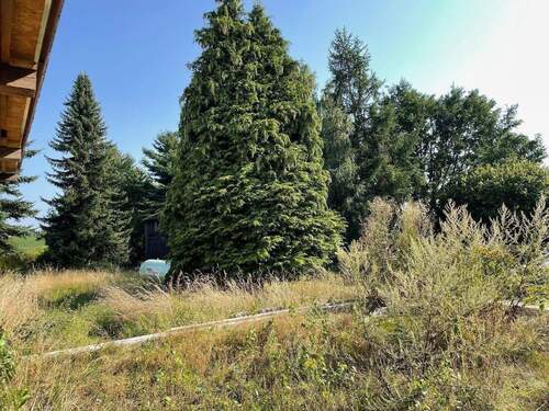 Garten mit vorbereiteter Terrasse - 