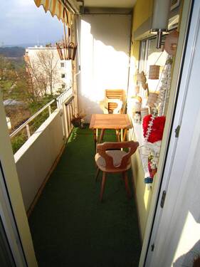 Balkon gen Westen - 