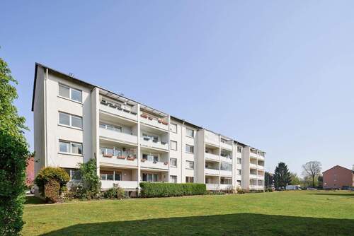 Rückansicht - 3-Zimmer-Wohnung in Dormagen-Horrem mit Balkon