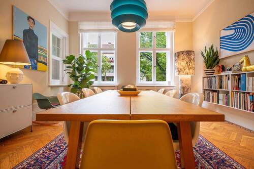 Esszimmer - Etagenwohnung mit 285,00 m&sup2; in Berlin zum Kaufen