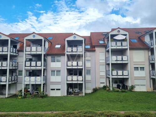 Aussicht Balkon - 1 Zimmer Etagenwohnung in Pforzheim