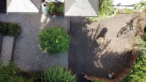 Ansicht der Terrasse vor dem Haus - 