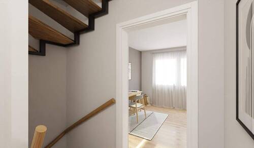 Heller und freundlicher Flur im Obergeschoss - Reihenmittelhaus mit 133,30 m² in Heiligenhaus zum Kaufen