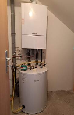 Heizung Gas mit Wasserspeicher - 