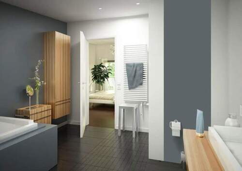 Projektiertes Badezimmer - Doppelhaushälfte mit 114,00 m&sup2; in Grenzach-Wyhlen zum Kaufen