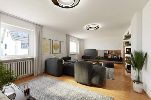 Mustermöblierung Wohnen - 