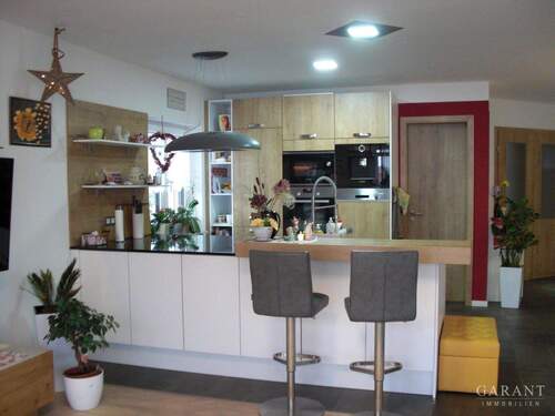 Blick in die Küche - 