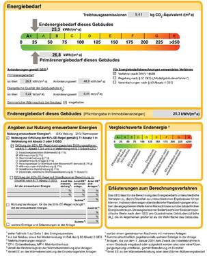 Energieausweis - 