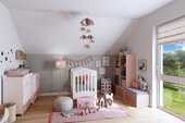 Kinderzimmer 2 im Dachgeschoss - 