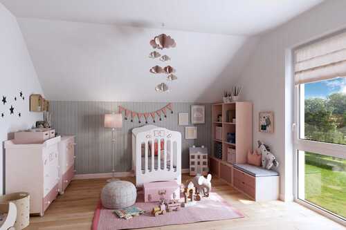 Kinderzimmer 2 im Dachgeschoss - 