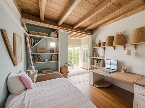 Ausbaumöglichkeiten im Dachgeschoss Homestaging - 