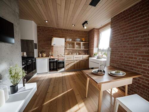 Küche OG. mit Homestaging - 