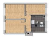 Grundriss - Etagenwohnung mit 64,00 m&sup2; in Wilhelmshaven zur Miete
