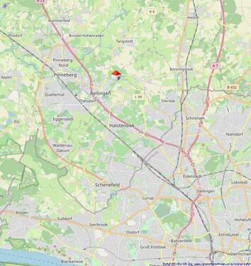 Lage im Umland von Hamburg - 