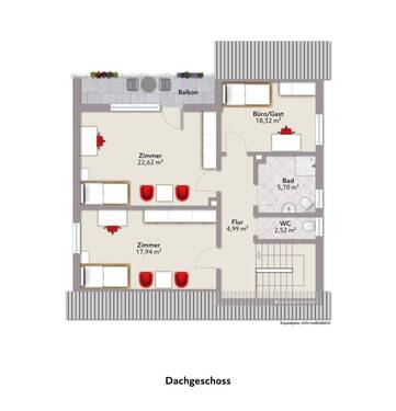 Dachgeschoss - 