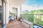 Balkon - Erstbezug: Neubauwohnung im ruhigen Gartenhaus