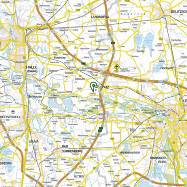 Straßenkarte - Grundstück in Schkopau zum Kaufen