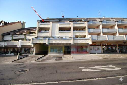 Ansicht - Zentral wohnen mit Weitblick: Helle 2-Zimmer-Dachgeschosswohnung mit DachterrasseLoggia im Herzen von Bad Dürrheim.