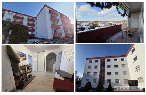 Bild 1 - * WOHNEN mit WEITSICHT * lichtdurchflutete 3-Zi-Wohnung mit BALKON, TG-Stellplatz, Außenabstellplatz