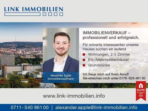 Ihr Ansprechpartner - 5 Zimmer Etagenwohnung zum Kaufen in Stuttgart