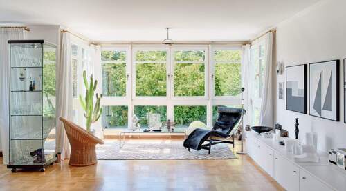 Wohnbereich - 3 Zimmer Etagenwohnung zum Kaufen in Stuttgart