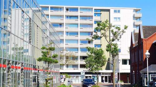Hanseatenhaus Westerland - Strandnahe, Luxus-1-Zimmer-Wohnung mit WEST-LOGGIA, Keller u. TG-Stellplatz