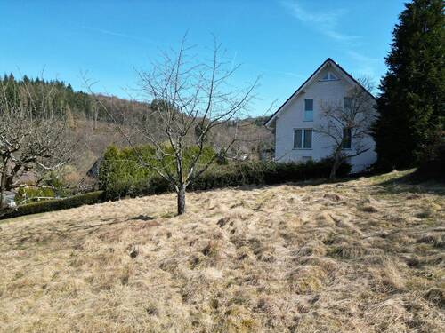 Teilansicht vom Baugrundstück - Grundstück in Reichshof